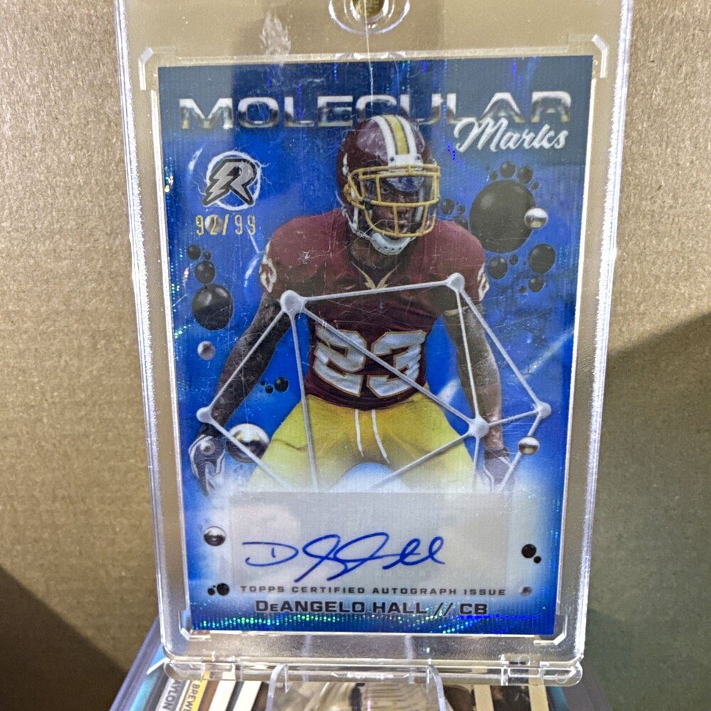 2024 Topps Resurgence Molecular Marks DeAngelo Hall #MM-DH Blue Surge Auto/99